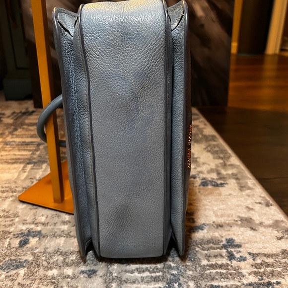 064. Miu Miu two tone Madras Leather Tote/project bag - Picture 6 of 16